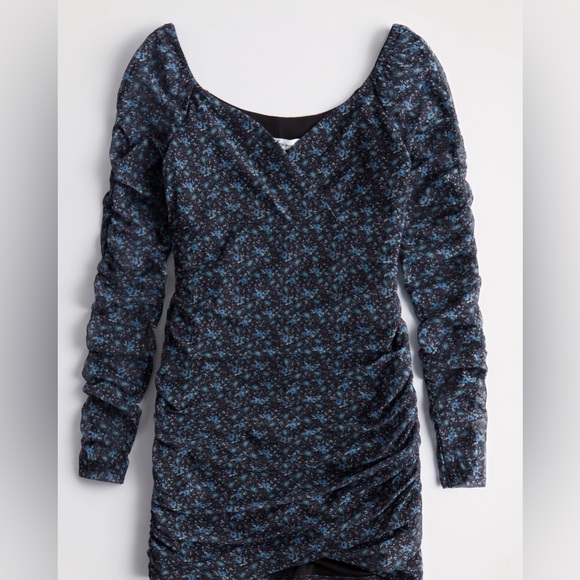 New Hollister long-sleeve mesh bodycon dress - Picture 8 of 15